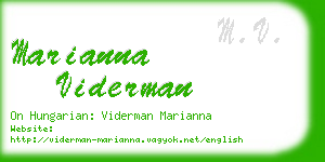 marianna viderman business card